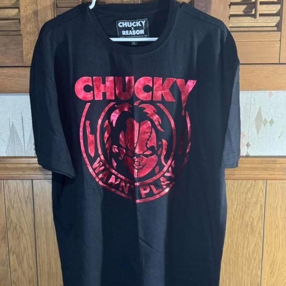 NWT Chucky/REASON Collab Horror t-shirt Size XL